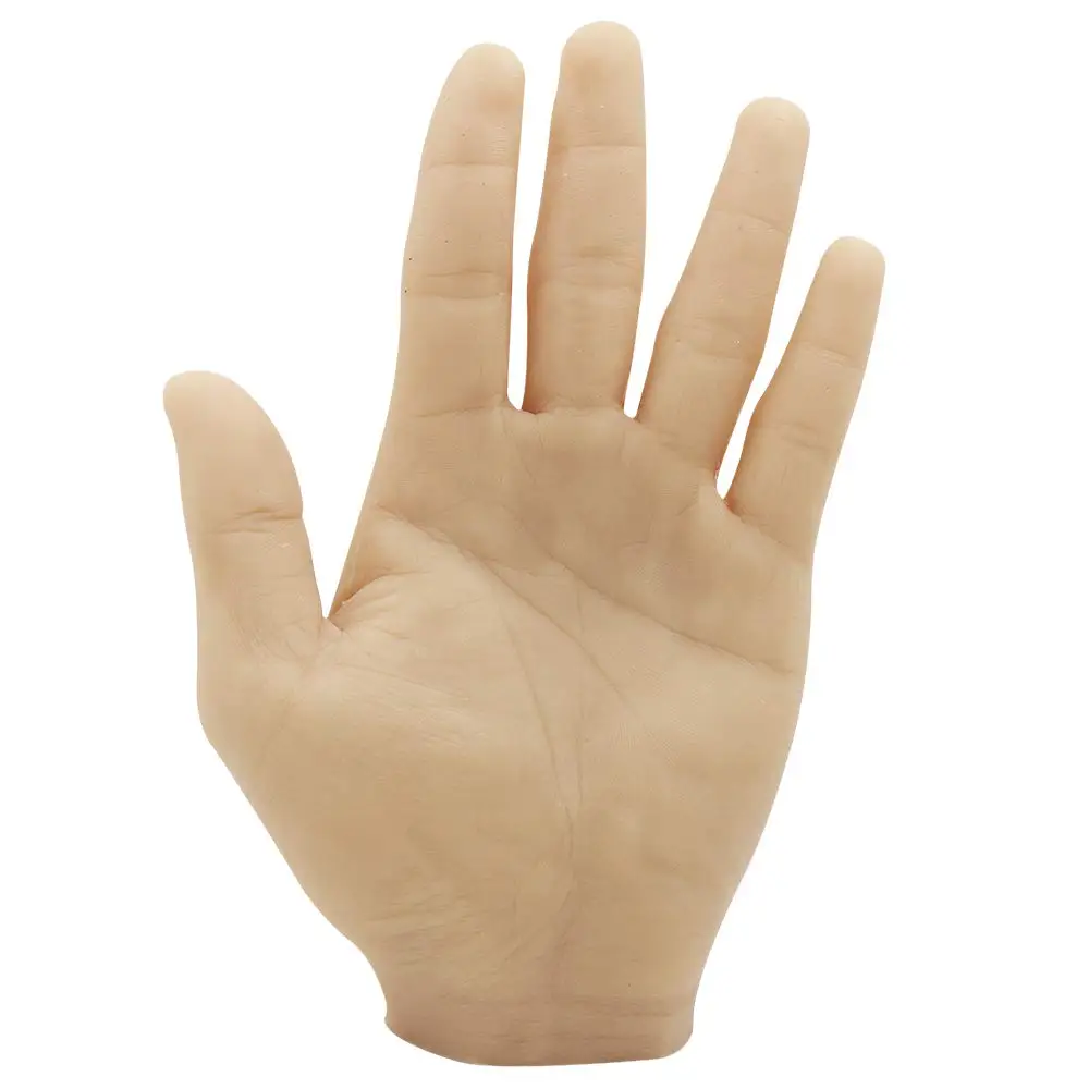Tattoo Practice Fake Hand Left Right Silicone Tattoo Hand Practice Skin Dummy Fake Tattoo Skin for Tattoo Beginner Practice