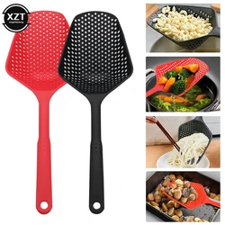 Filter Cooking Shovel Vegetable Strainer Scoop Nylon Spoon Kitchen Accessories Nylon Strainer Scoop Colander Leaking Shovel Tool