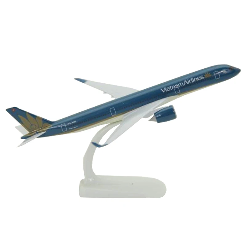 Diecast 1:300 Simulation Vietnam Airlines Airliner A350 Solid Alloy Aircraft Finished Model Gift Decorations Collectibles