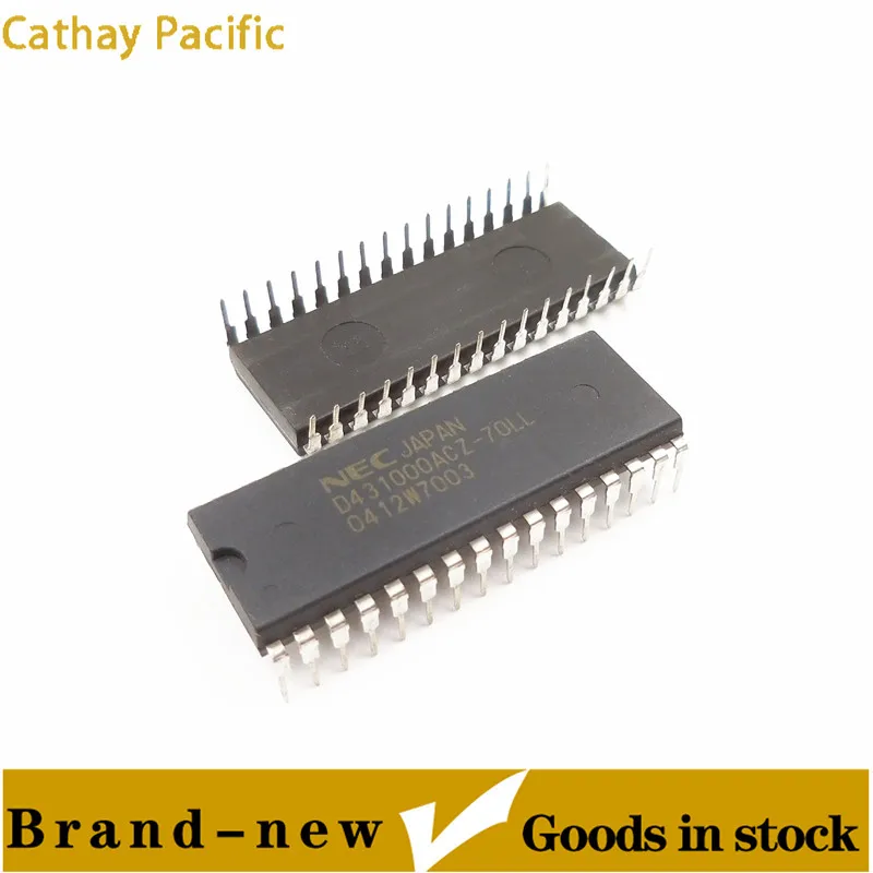 Chip IC Memori In-Line D431000ACZ-70LL DIP-32 Tempat Baru