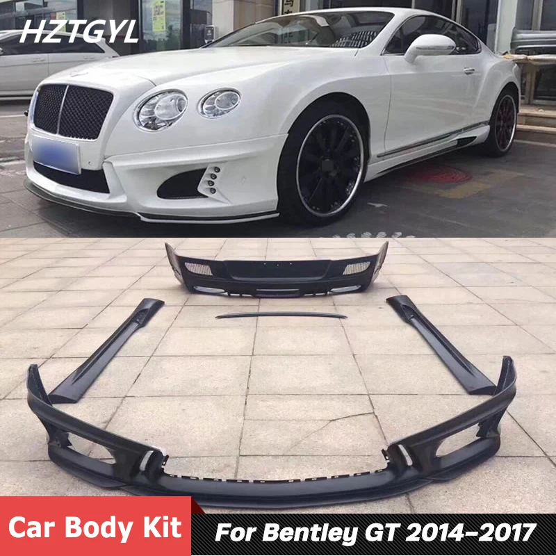 

Unpainted FRP Front Rear Bumper Spoiler Side Skirts For Bentley Continental GT Tuning 2014-2017