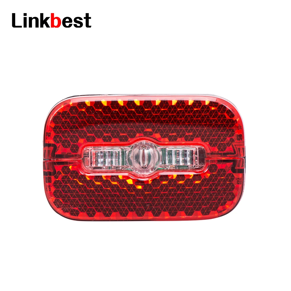 Linkbest Taillight LED Dynamo Bicycle light StVZO Approved Waterproof IPX-6 6V-48V Escooter Ebike Rear Light