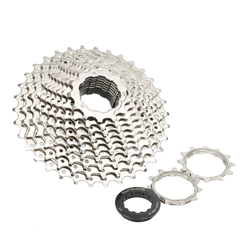 Sunshine Mtb Cassette 8v 9v 11v 12v 10v Bicycle Ratchet 12 11 10 9 Speed HG Mountain Bike Sprocket 32/36/40/42/46/50T Freewheel