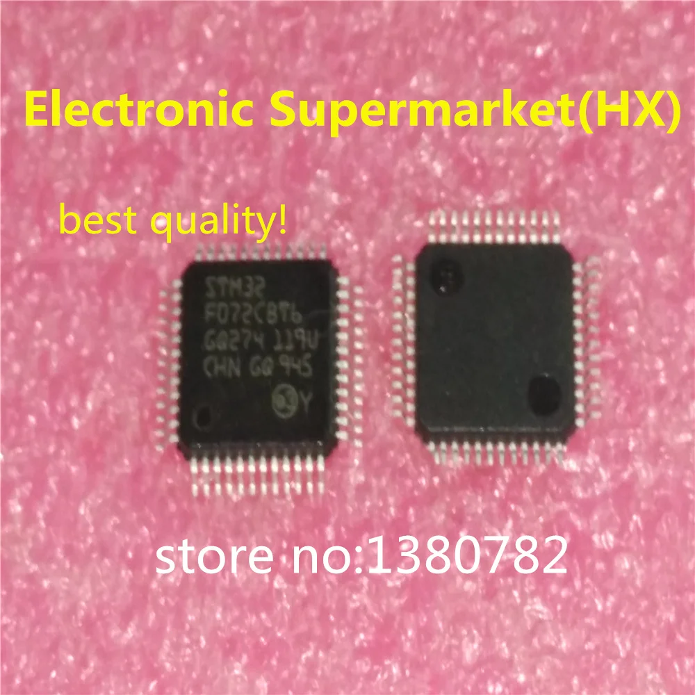 

Free Shipping 10pcs-50pcs STM32F072CBT6 STM32F072 QFP-48 New original IC In stock!