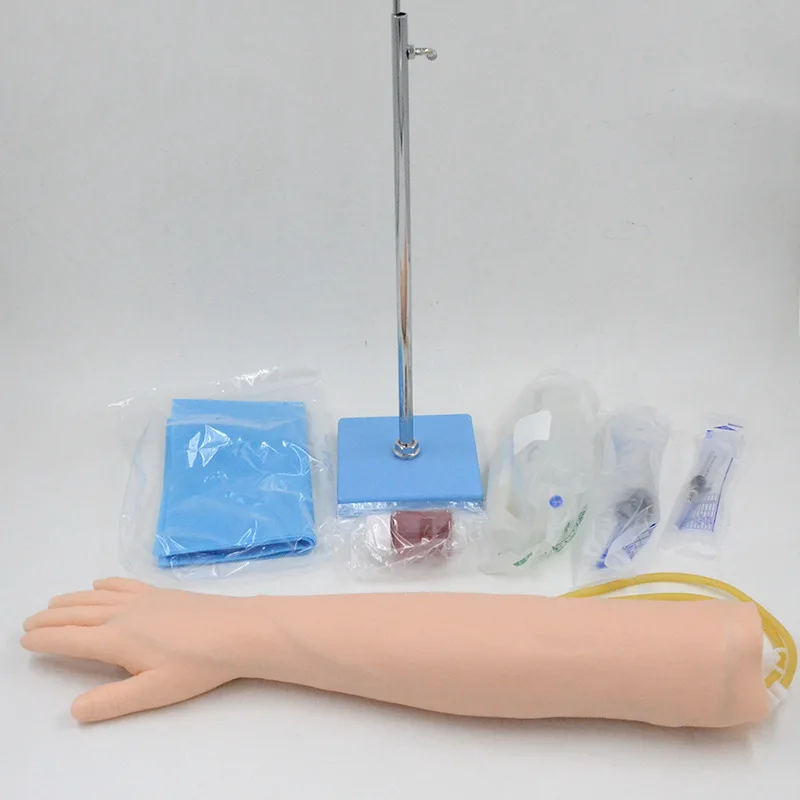 

1:1 Life Sized Human Arm Intramuscular Injection Venipuncture Training Model Draw Blood