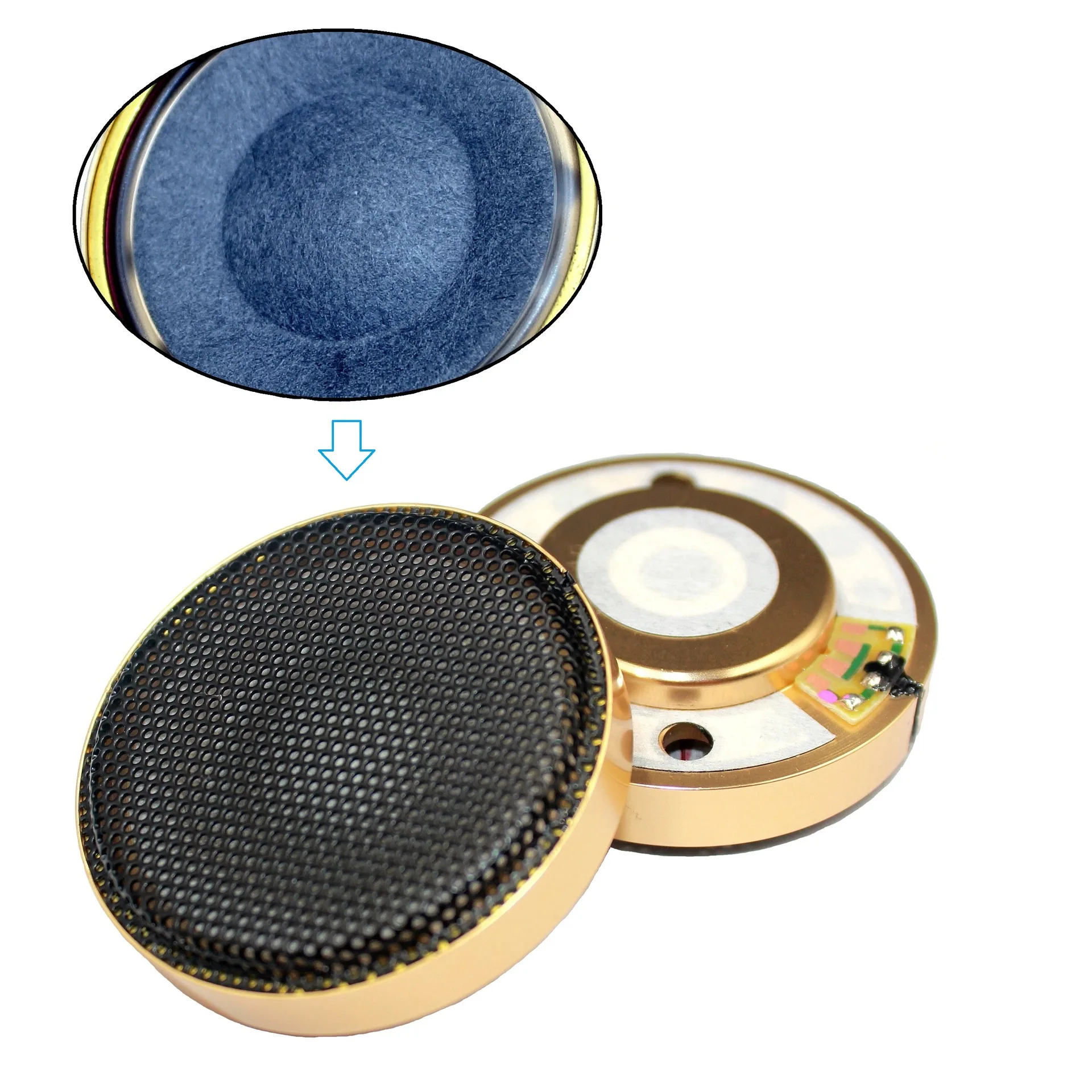 

50mm speaker unit 300ohms 100db AH-D9200 2pcs