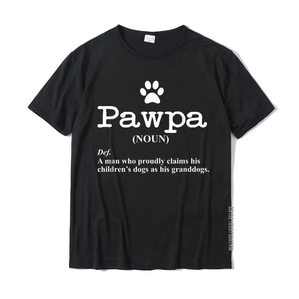 Mens Funny Dog Grandpa T-Shirt Pawpa Defintion Tshirt Cotton Casual Tops T Shirt Brand Mens T Shirt Fitness Tight