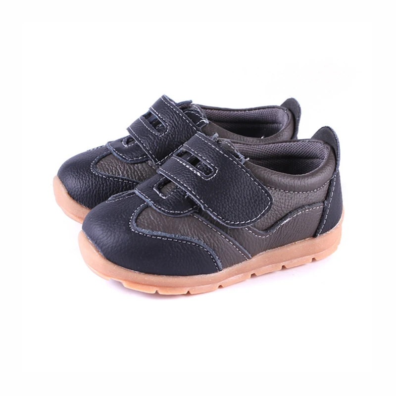 Antislip girls comfortable genuine leather toddler kids sports shoes sneaker