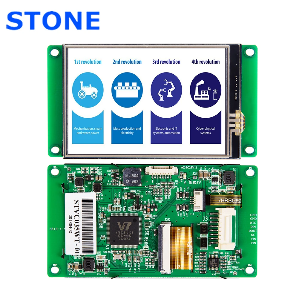 TFT LCD Display With RS232/ES485/TLL 3.5 Inch