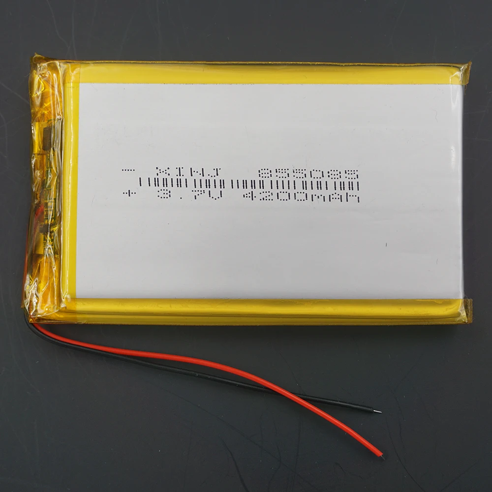 3.7V 4200mAh 11.54Wh Polymer Li Lithium Lipo Battery 855085 Cell For Speaker GPS PDA MID PSP PDF Power Bank Portable Tablet PC