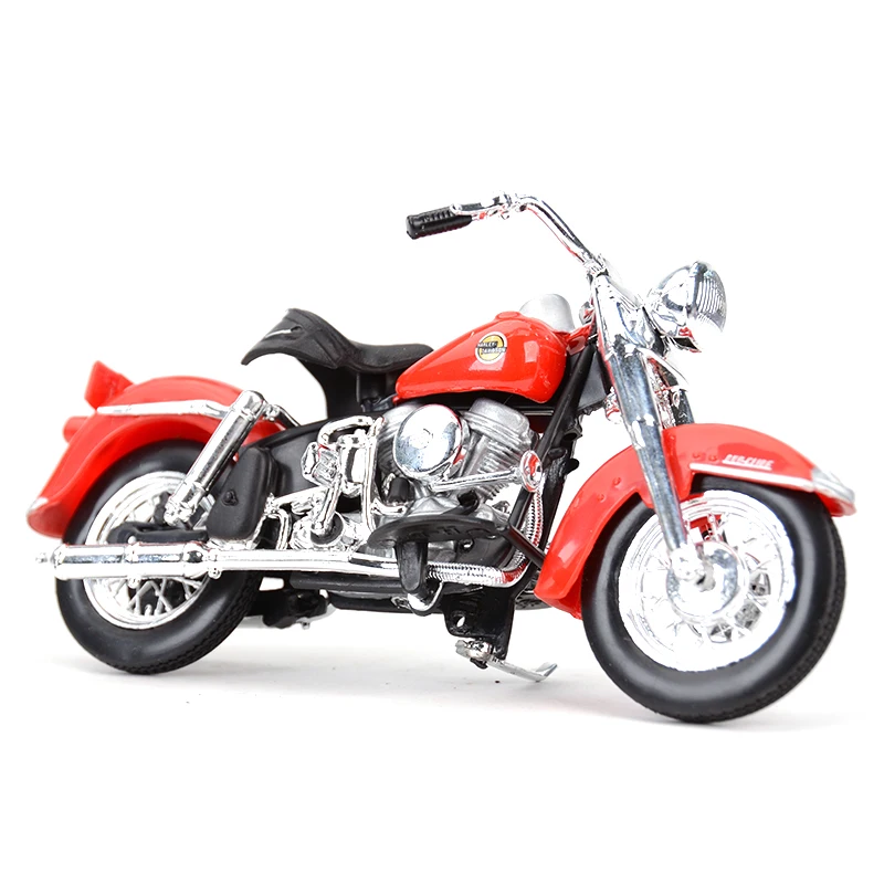 Maisto 1:18 Harley Davidson 1958 FLH Duo Glide Die Cast Vehicles Collectible Hobbies Motorcycle Model Toys