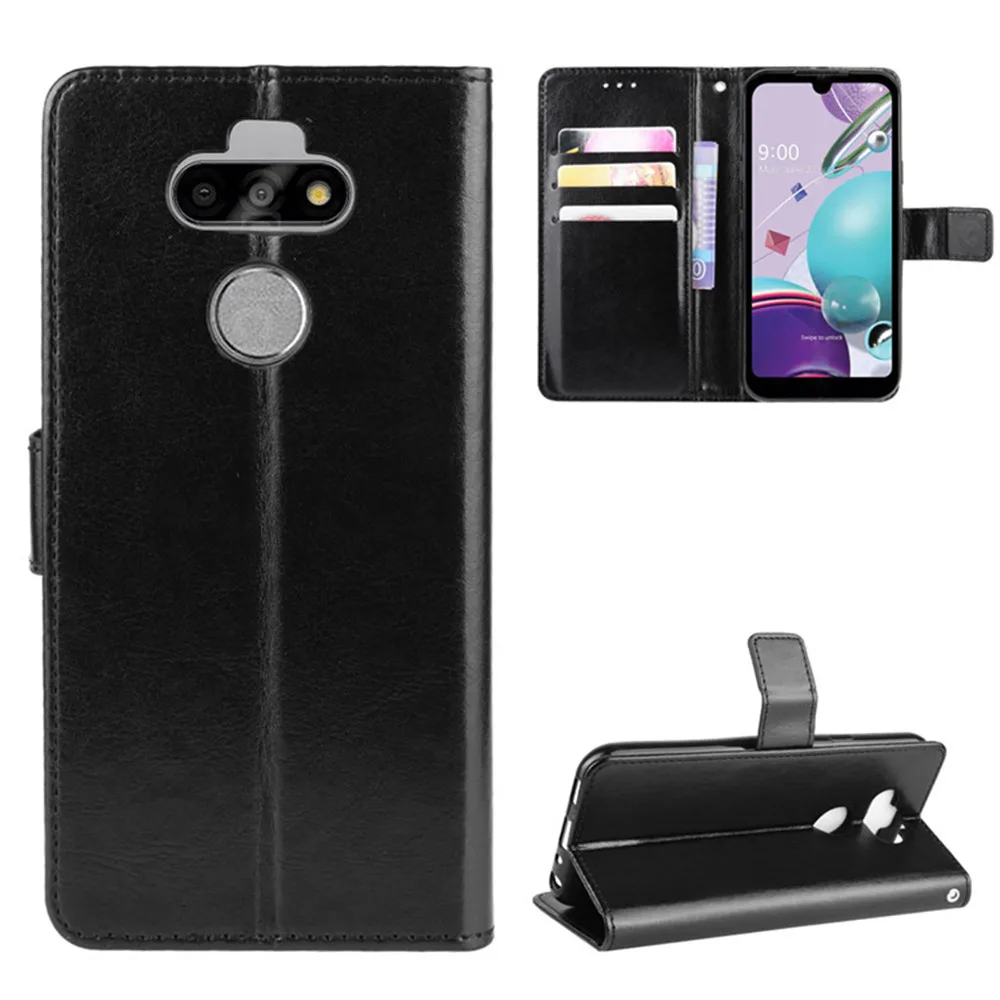 For LG Aristo 5 Case Luxury Flip PU Leather Wallet Card Slots Lanyard Stand Case For For LG Aristo 5 Plus LG K31 K 31 Phone Bags