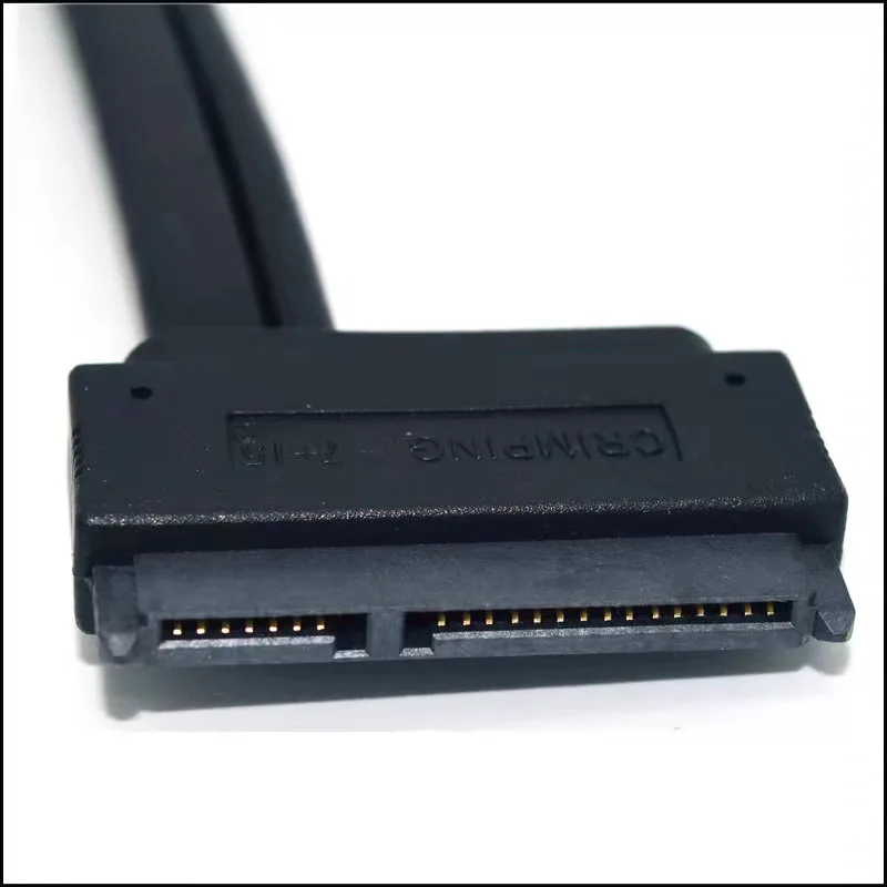 كابل بيانات USB SATA 22P إلى طاقة ESATA ، 2 في 1 ، دعم 12 فولت 5 فولت الجهد 100 سنتيمتر