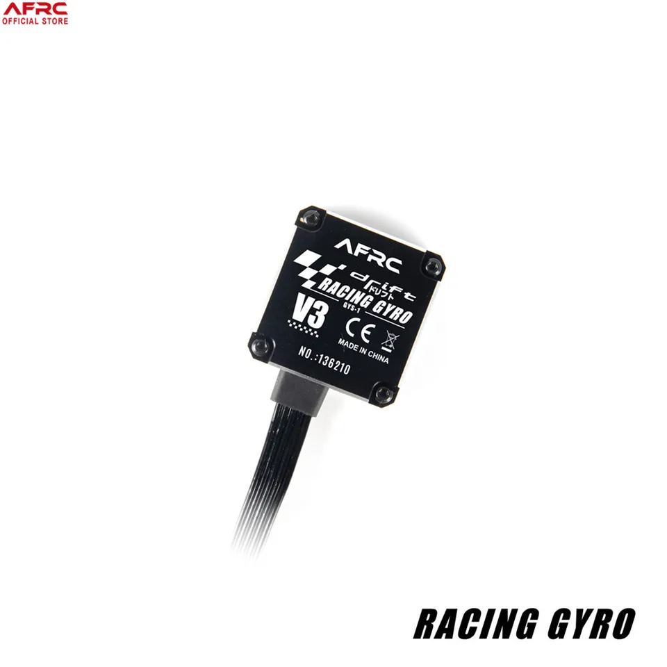 Garsent Giroscopio RC De 3 Ejes Con Carcasa De Aluminio Y Sensibilidad Ajustable Para Coches De Rally Y Deriva, Compatible Con Servo De 3 Cables, Estabilizador Para RC