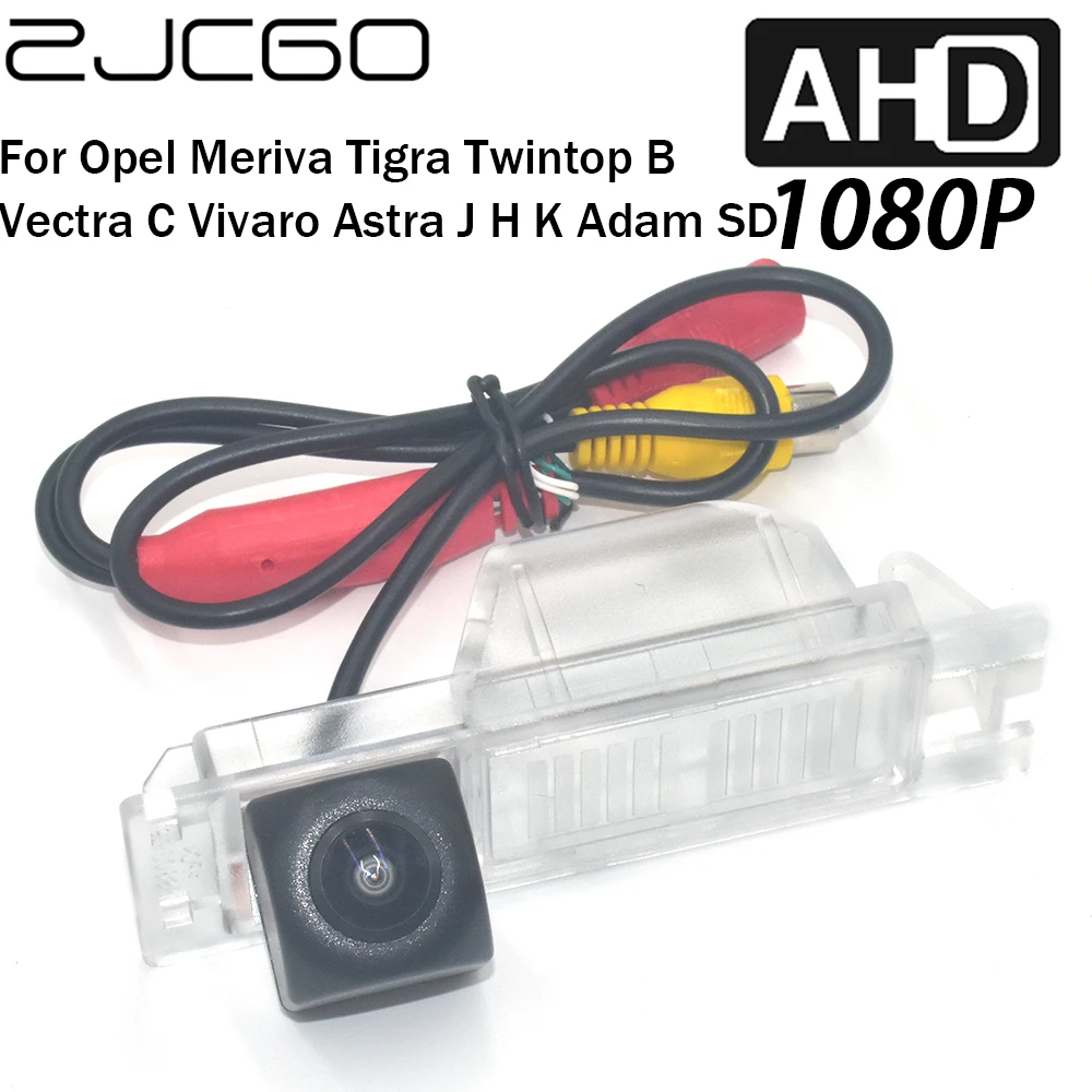 

ZJCGO Car Rear View Reverse Backup Parking AHD 1080P Camera for Opel Meriva Tigra Twintop B Vectra C Vivaro Astra J H K Adam SD