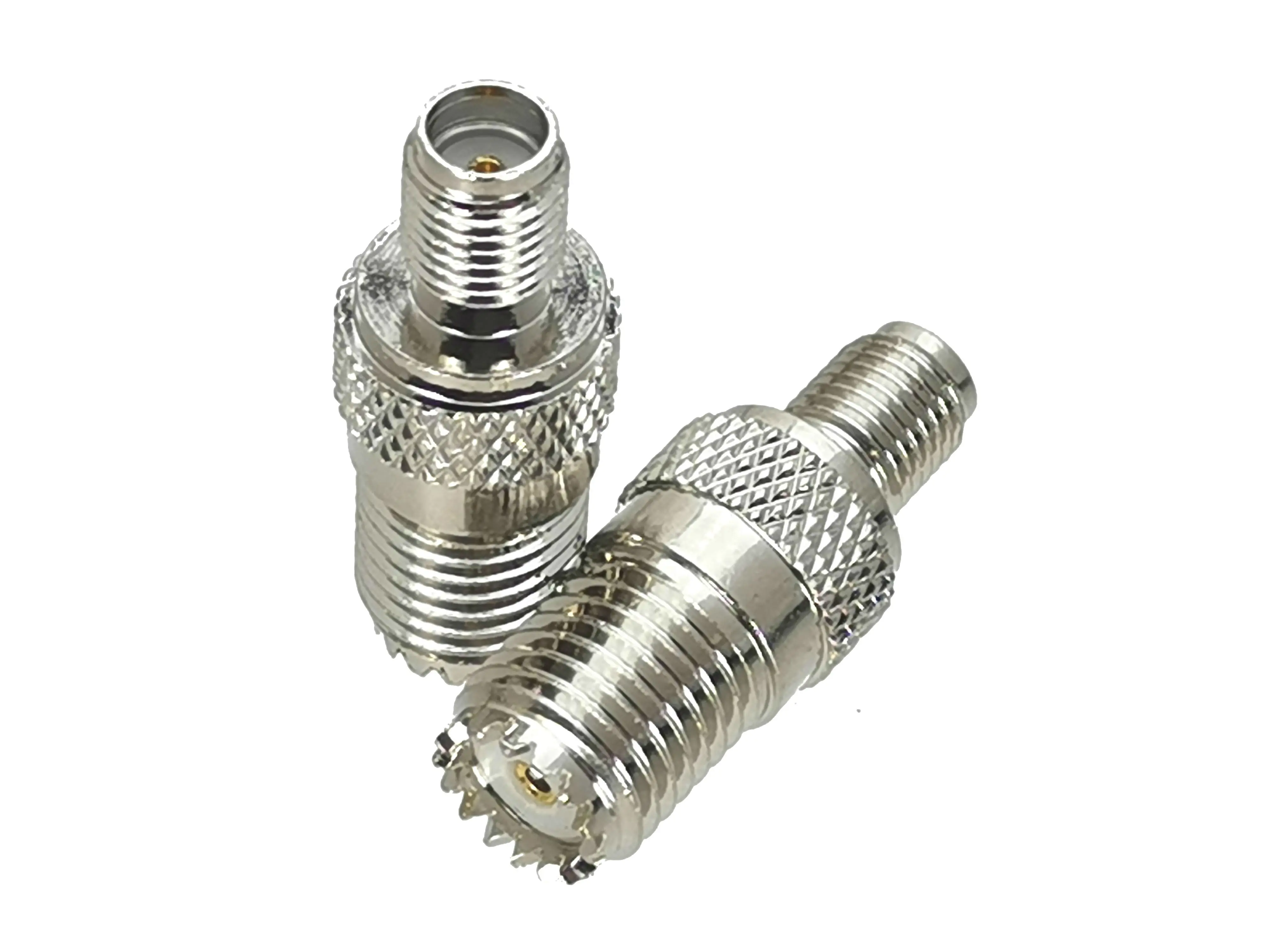 1Pcs SMA Female jack to Mini UHF MiniUHF Female Jack RF Adapter Connector Coaxial High Quanlity 50ohm