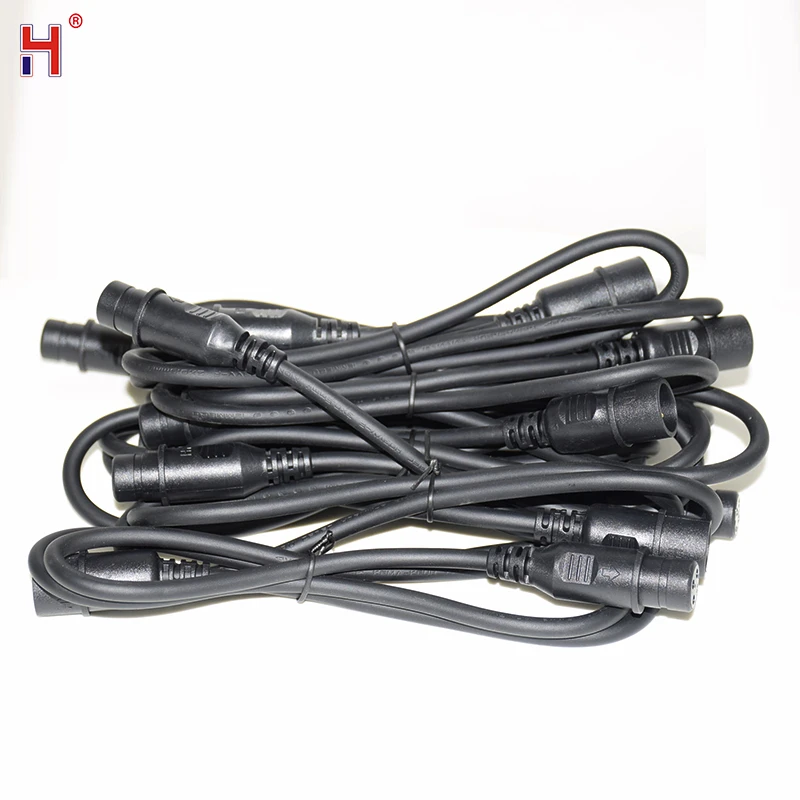 

3-Pin Signal Xlr Connection Dmx Stage Light Cable Wire 6.5Ft 1.2M For Led Moving Head Light LED Par Light (10 Pieces/Lot)