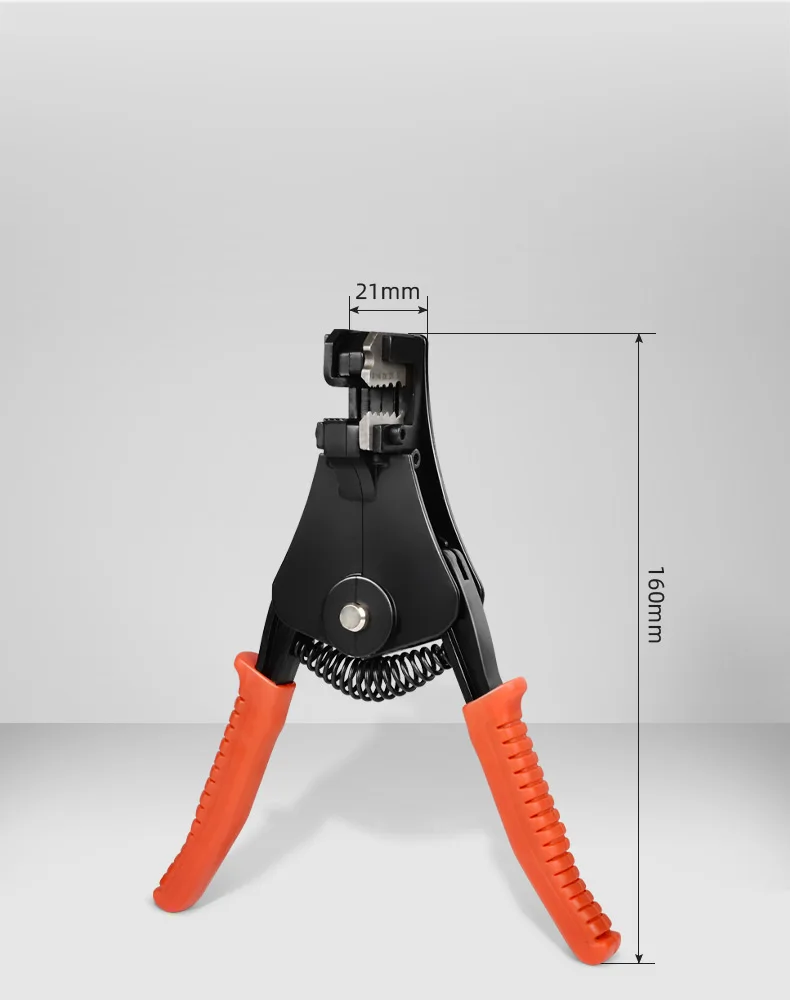 Multifunktionale automatische Abisolierzange HS-700A/B Crimpzange für Kabelenden 0,25-6 mm² Netzwerkkabelklemme und -schneider – Detail 7