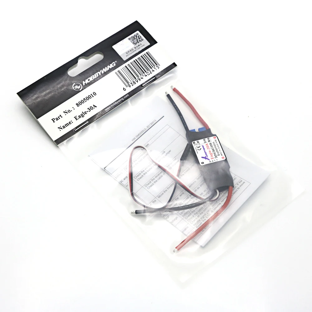 Hobbywing Eagle 30A Brushed ESC W/1A BEC Speed Controller For Brushed Motor For RC Airplane