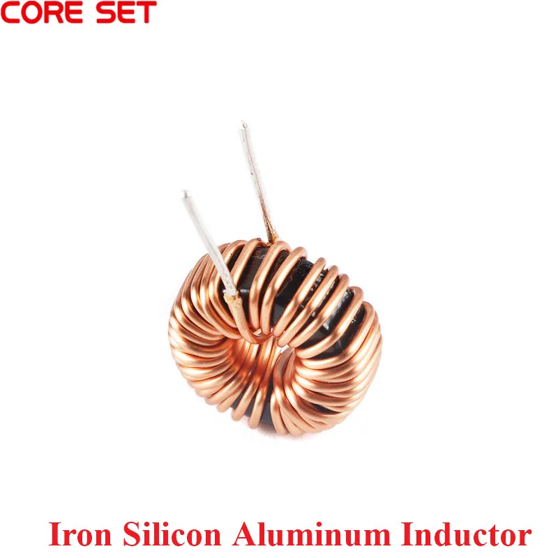 5Pcs Iron Silicon Aluminum Magnetic Ring Inductor Coil 40125 65125 80125 Inductor 22/47/100uH 0.6/0.8/1.0MM Diameter Inductance