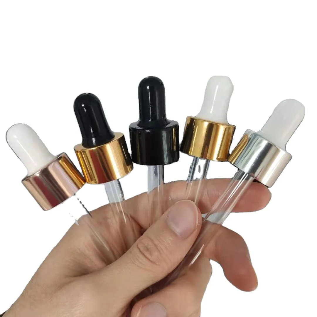 

Din 18/410 glass dropper pipette smooth aluminium cap Black Silver Gold Matte Shiny Lids 5ml 10ml 30ml 50ml 100ml