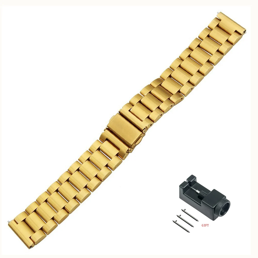 Thay Thế Thép Không Gỉ Dây Đeo Xiaomi Huami AMAZFIT BIP Lite Đồng Hồ Thông Minh 20Mm Điều Chỉnh Được Được Vòng Tay