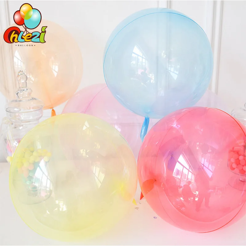 1pcs Round Crystal Clear Bobo Balloons 18