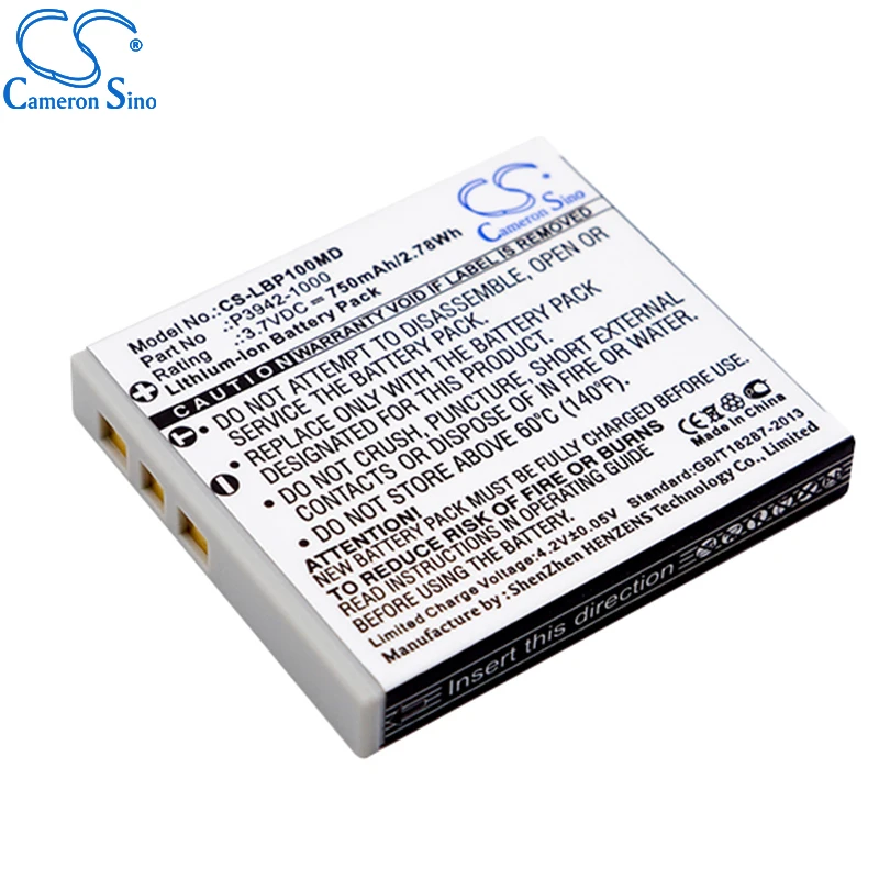 CameronSino Pin Cho Labnet Biopette Plus 100-1000ML Phù Hợp Với Labnet P3942-1000 Y Tế Thay Thế Pin 750MAh/2.78Wh 3.70V