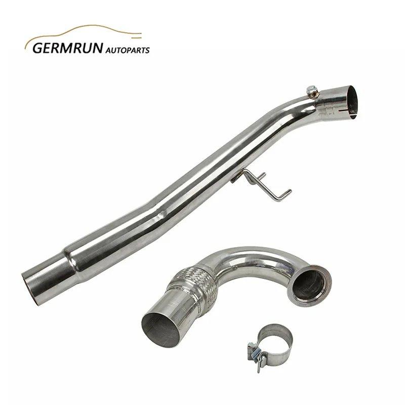 Stainless Steel Downpipe Fits 2012-2016 VW Golf GTi 2.0T MK7 3\