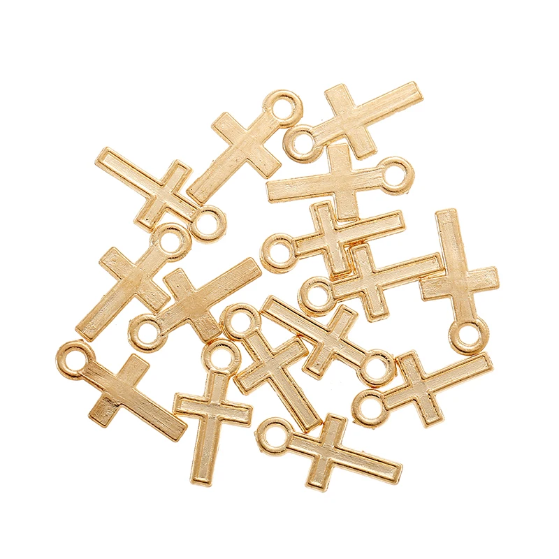 150Pcs metal cross Charm Antique Tibetan Silver Pendant Jewelry Products Charms Diy Pendants For Necklace Bracelets  T62