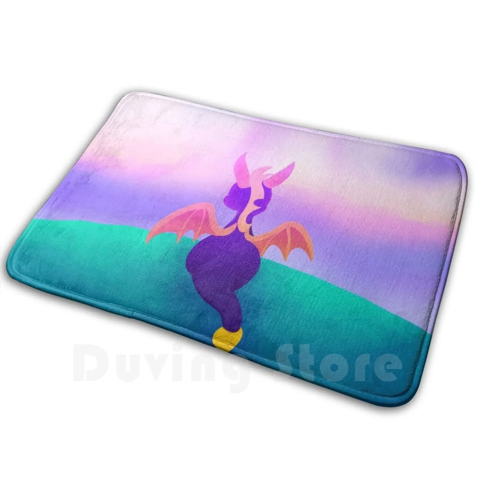 Artisan World Mat Rug Carpet Anti-Slip Floor Mats Bedroom Spyro Dragon Gaming Dragon Spyro For Boys For Girls For Men For Women