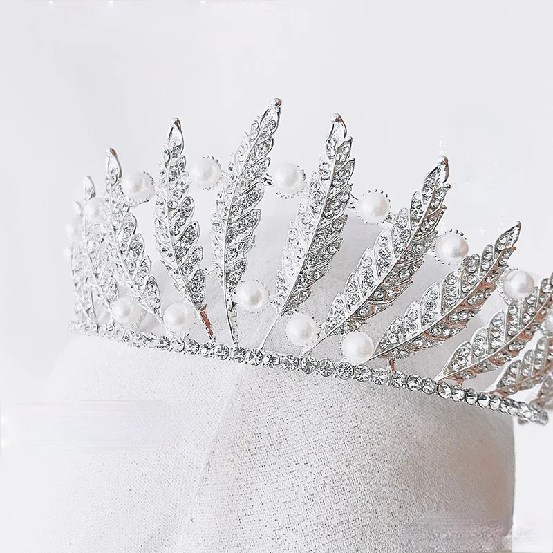 

Luxury Bridal Crown Rhinestone Alloy Headdress Wedding Jewelry Headband Diadem Bridal Crown Head Accessories Women