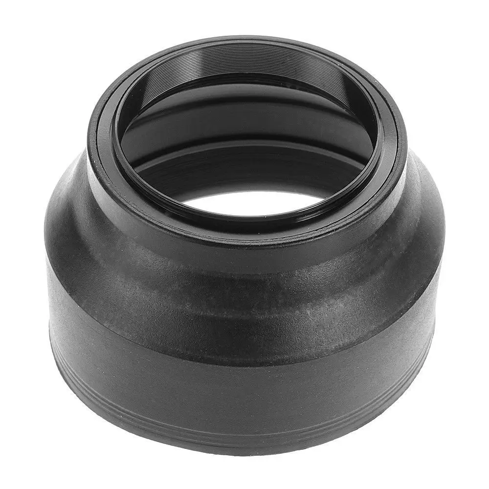 FOTGA 58mm 3 Stage Collapsible Rubber Lens Hood Sun Shade For Nikon/Canon/Sony/Pentax/Olympus/Panasonic DSLR Camera Lens Hood