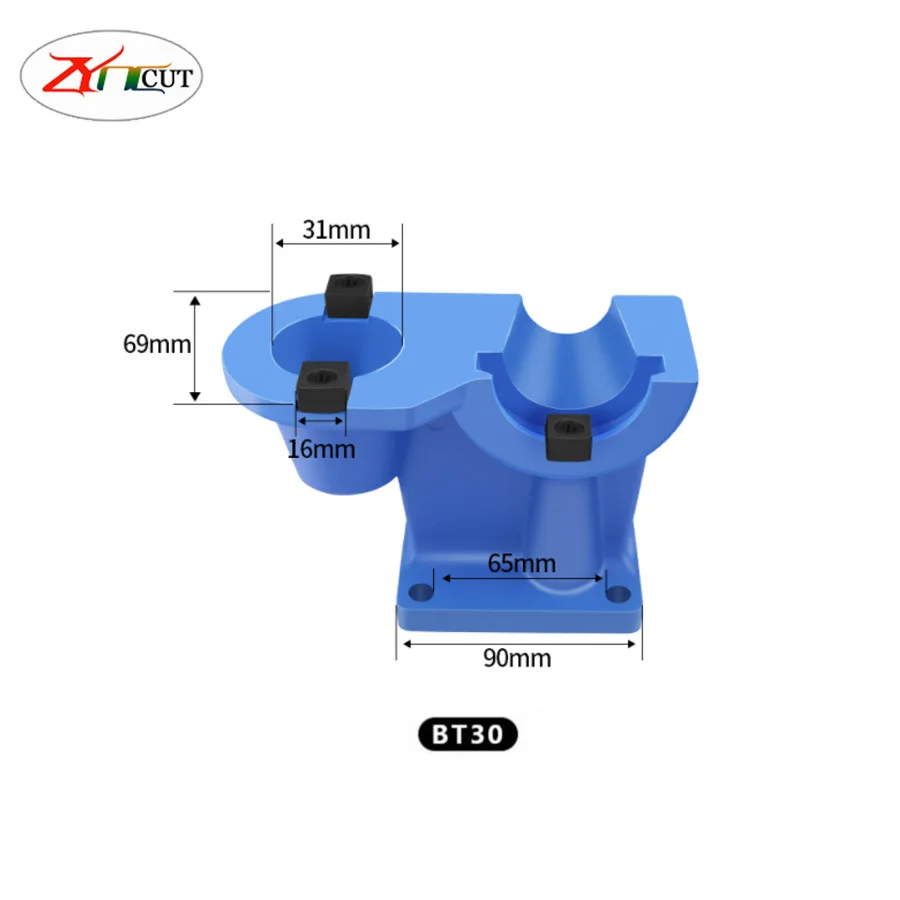 BT30 BT40 locking tool holder Handle fixing tool Integrated casting of aluminum alloy Vertical and horizontal knife lock holder