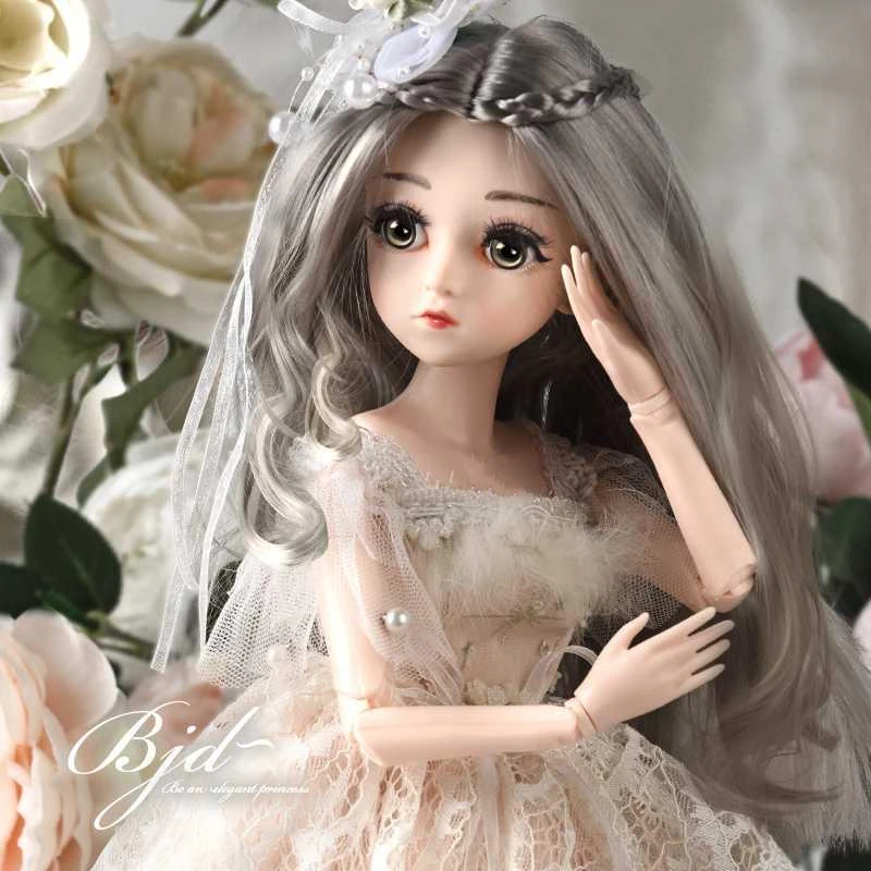 26 Movable Jointed 45cm Bjd Doll 1/4 18 Inch Realistic Fashion Dolls Retro Princess For Girls Birthday Gift Toys For Children