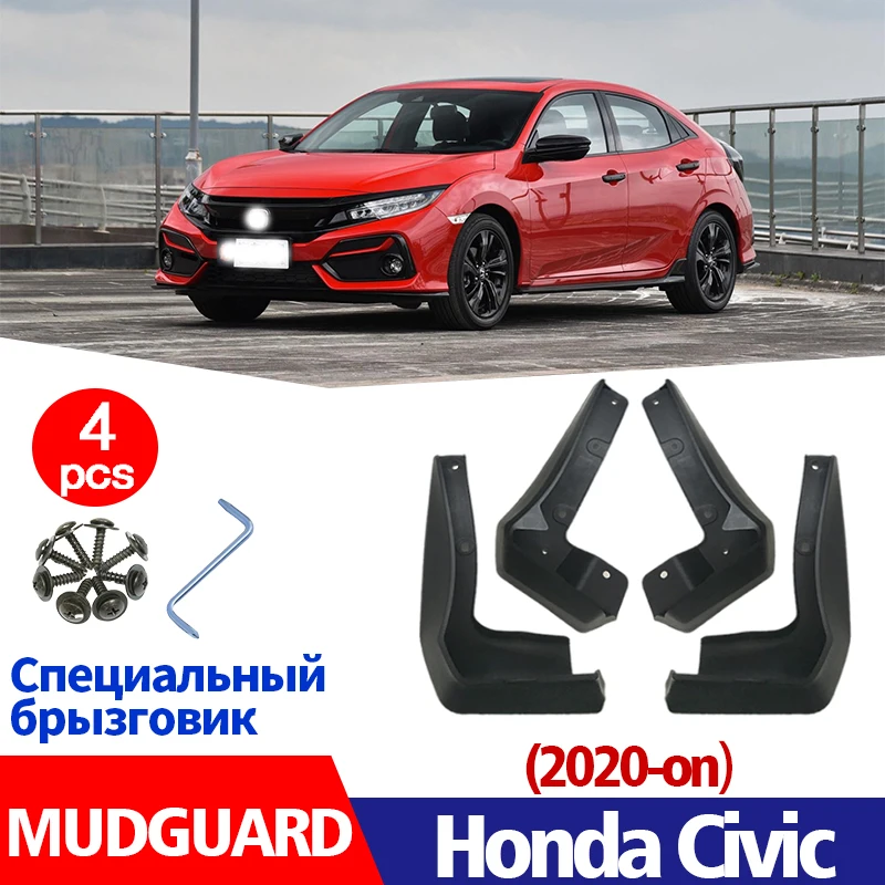 

Car Mudflaps FOR HONDA Civic 4der 2021 Mudguards Fender Mud Flap Guard Splash Car Accessories Auto Styline Front Rear 4pcs