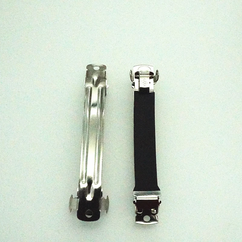 10pcs/lot 6cm 8cm 10cm Rhodium Spring Hair Clips Automatic Clip Blank Width Setting For DIY Jewelry Making Base Accessories