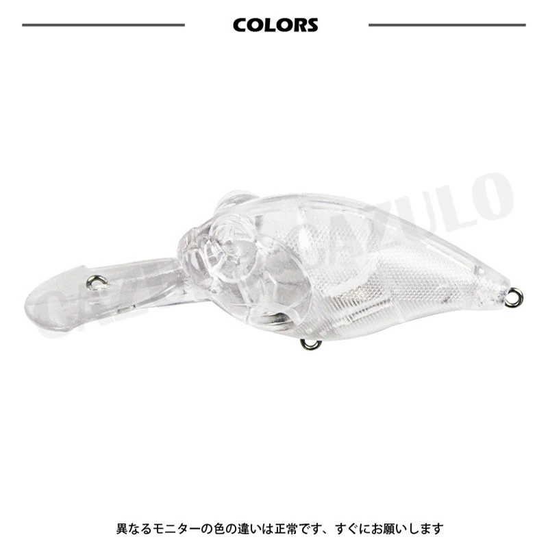 Fishing Accessories Lure Crankbait Iscas Artificiais Diy Blank Unpainted Lures Weights 14.5g Floating Pesca Wobblers Pike Leurre