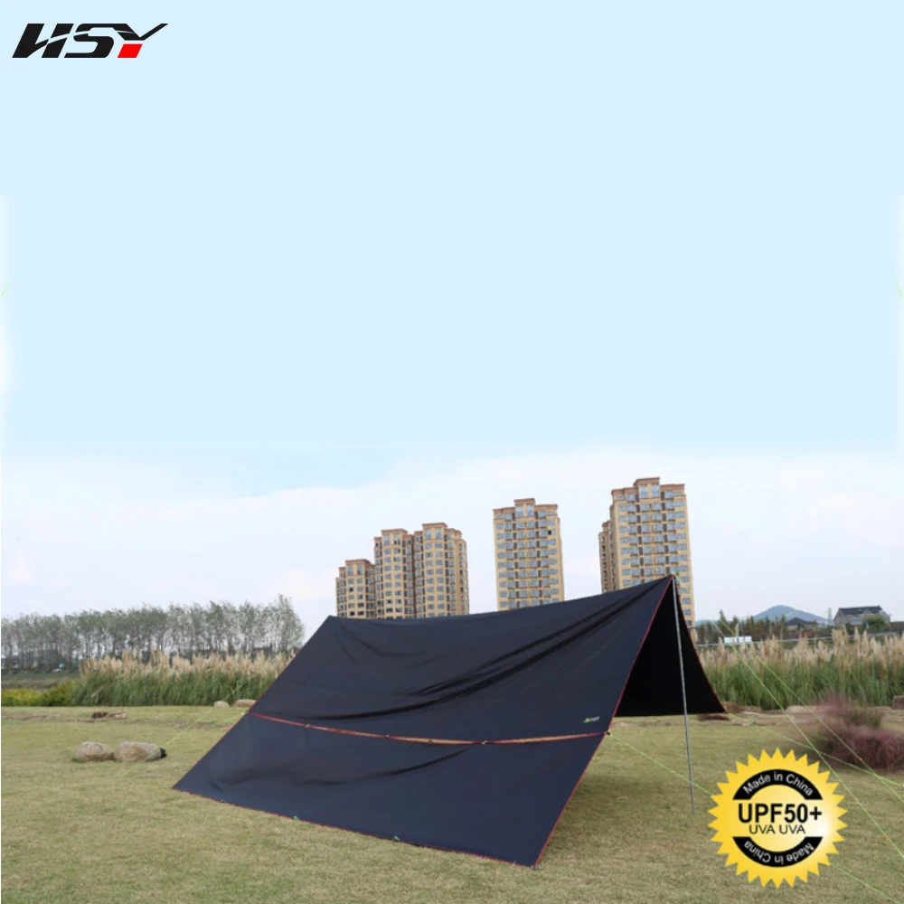 

Black Coated UPF50+ Waterproof 5000MM Awning Windscreen Wall Canopy Cloth Tarp Windshield