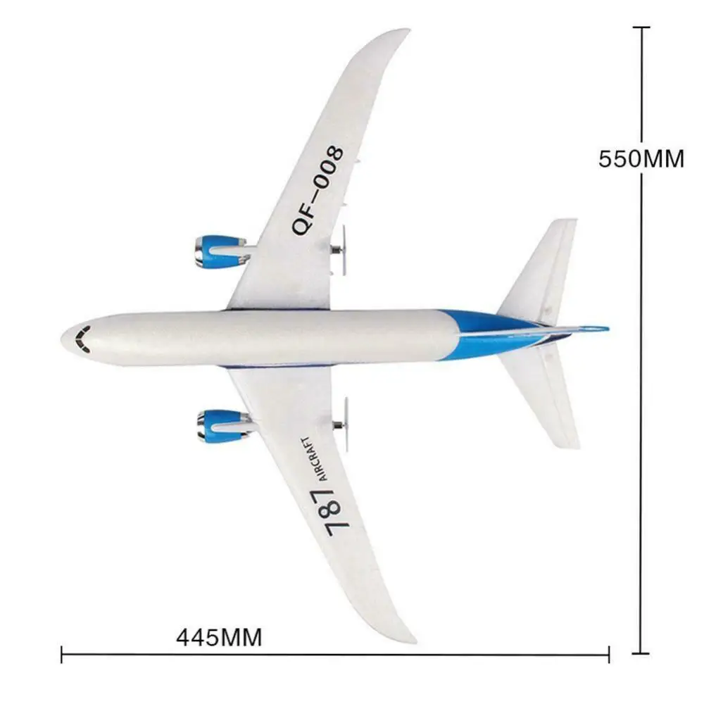 2021 nowa zabawka samolot DIY EPP pilot zdalnego sterowania RC Drone 787 puszczania samolotów samolot zestaw zabawka