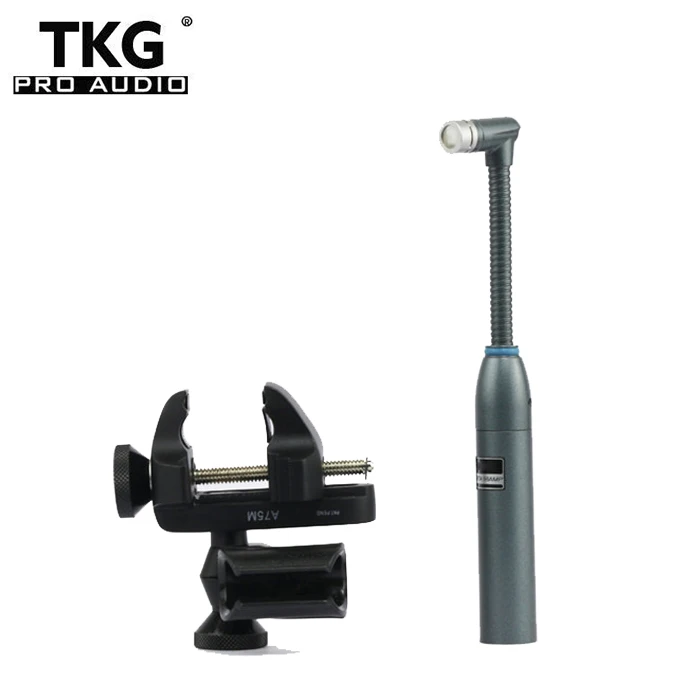 TKG Professional BETA98AMP Flexible Gooseneck BETA98 Cardioid Condenser Instrument Percussion Microphone Mic For Toms Snare Drum