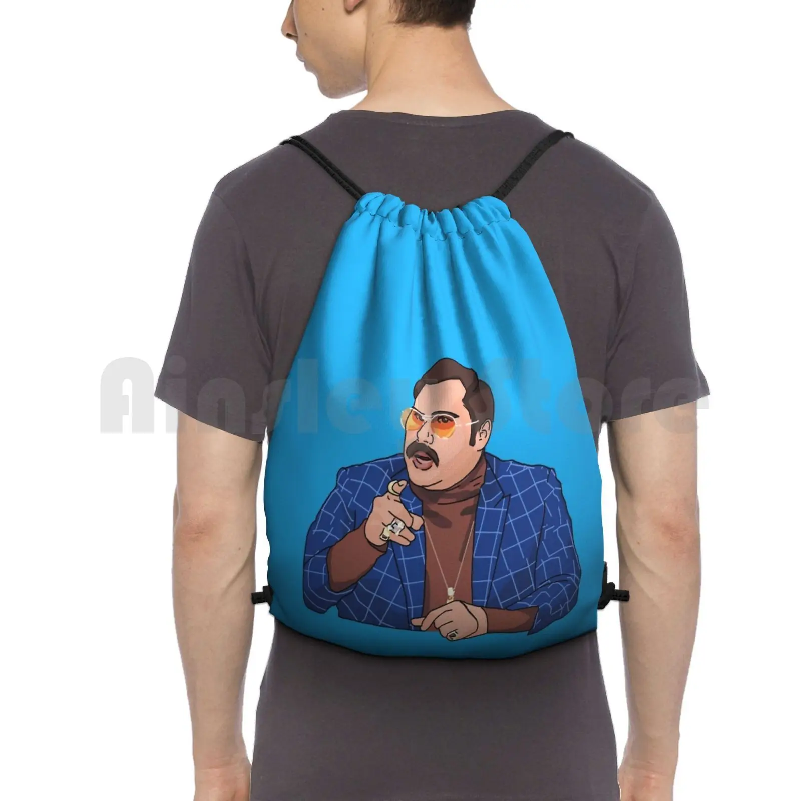 

Big Cat-Bss Backpack Drawstring Bags Gym Bag Waterproof Pardon My Take Big Cat Barstool