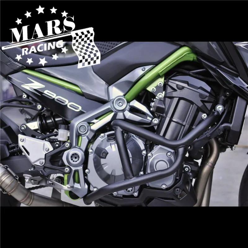 دراجة نارية تحطم القضبان إطار حامي حماية الحرس الوقوع حماية الوفير صالح لكاواساكي Z900 Z-900 2017 2018 2019 #2
