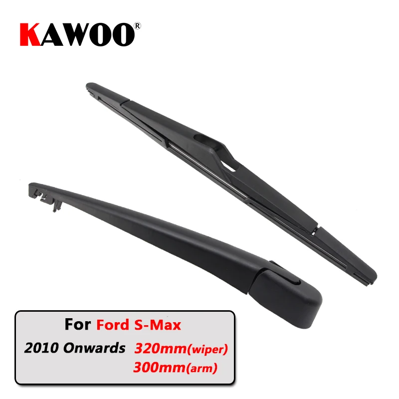 

KAWOO Car Rear Wiper Blade Blades Back Window Wipers Arm For Ford For S-MAX Hatchback (2010 Onwards) 320mm Auto Windscreen Blade