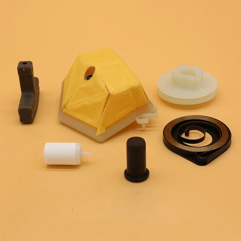 Kit maniglia molla puleggia avviamento filtro aria per HUSQVARNA 50 51 55 pezzi di ricambio per motoseghe da giardino