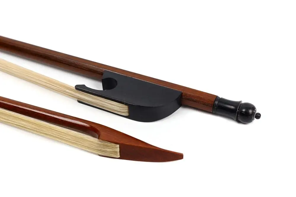 Yinfente 4/4 Cello Bow Baroque Style Straight Ebony frog High Quality Horse Hair