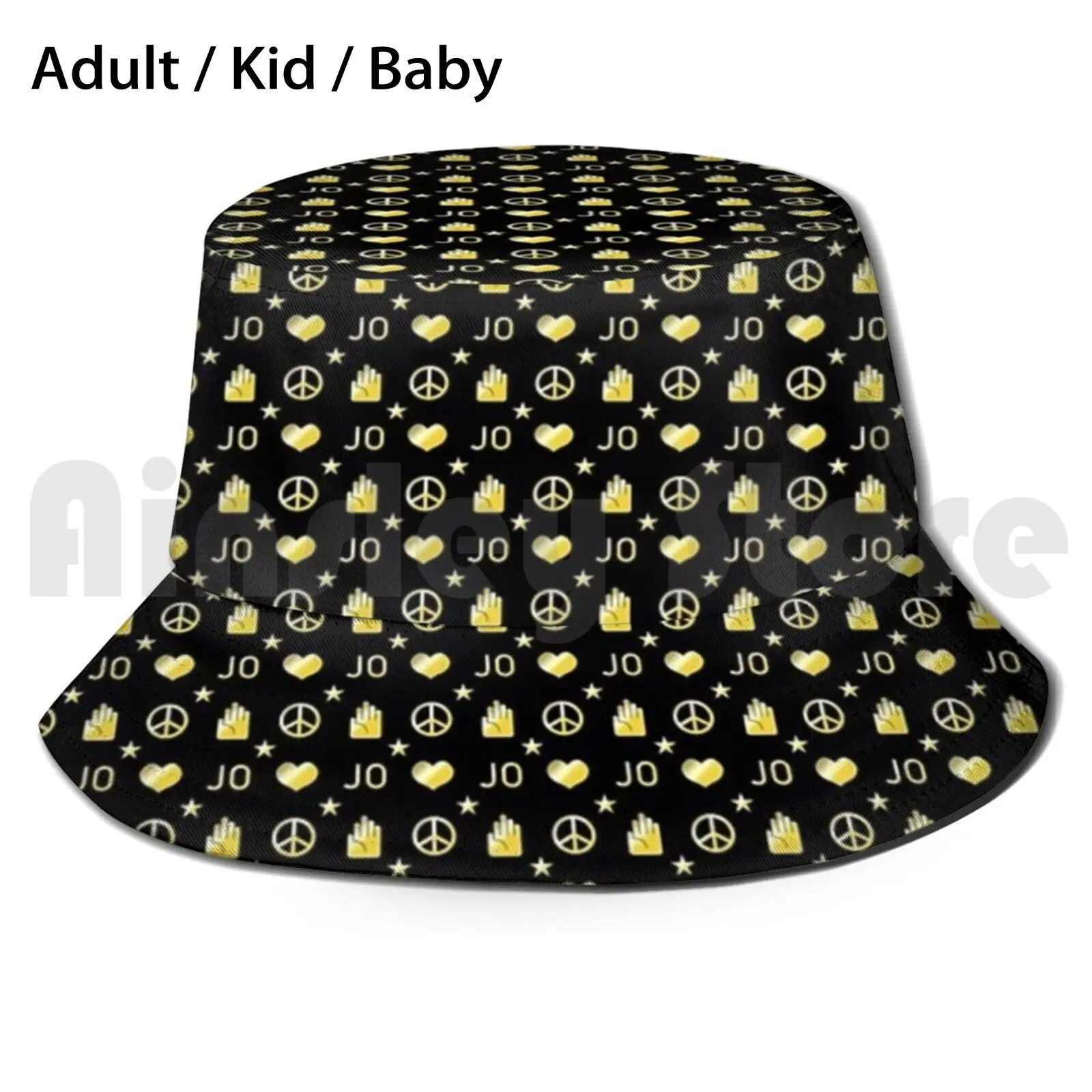 Jojos Pattern Sun Hat Foldable UV Protection Jjba Anime Dio Jjba Golden Wind Dio Brando Adventure Bizarre Diamond Is