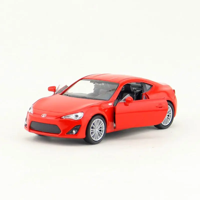 WELLY Toy Diecast Vehicle Model 1:36 Scale Japan TOYOTA 86 Super Sport Pull Back Car Educational Collection Gift Children