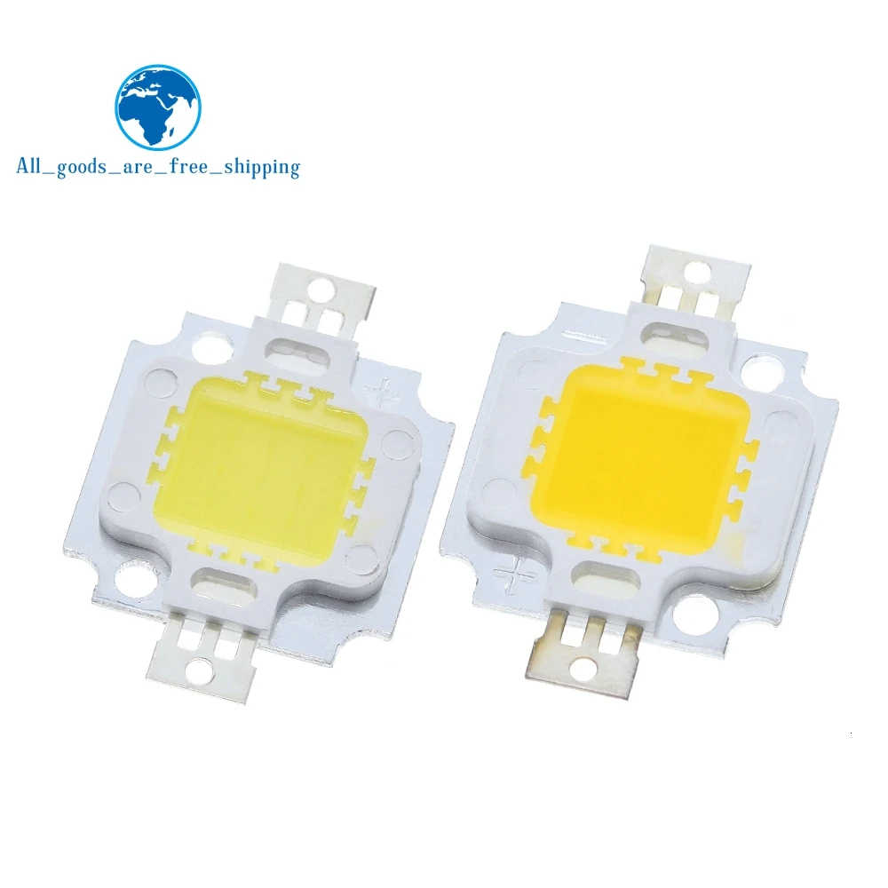 Chip de bombilla LED de alta potencia para lámpara de inundación, 10W, 900lm, Blanco cálido, 20x48MLI, 10 unidades por lote