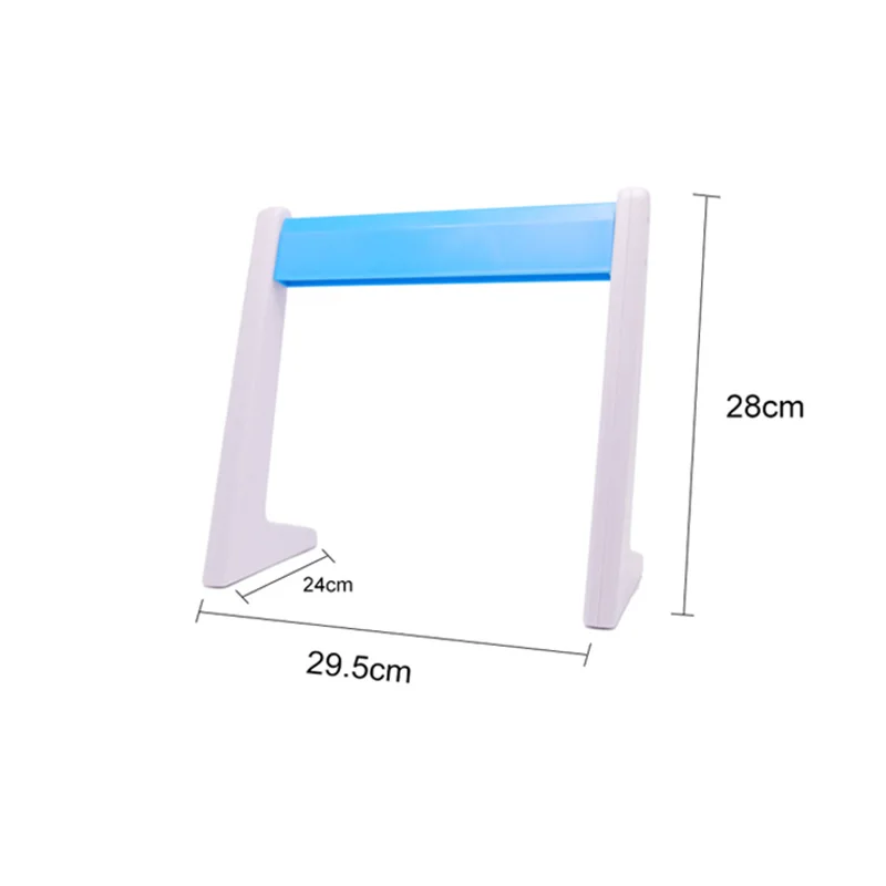 WEIAI Plastic Pipette Holder L Type Micopipette Rack Laboratory Pipettor Linear Stand